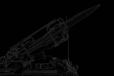 hareketli 3D tank Hologram tel kafes. Güzel 3d render