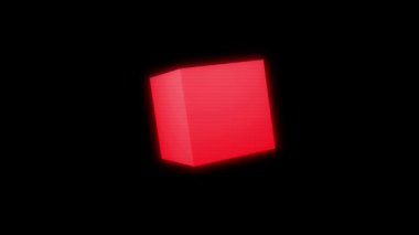 Soyut şekil öğesinde fütüristik tarzı. Güzel 3d render