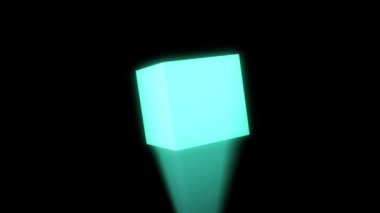 Soyut şekil öğesinde fütüristik tarzı. Güzel 3d render