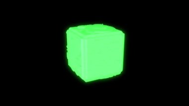 Soyut şekil öğesinde fütüristik tarzı. Güzel 3d render