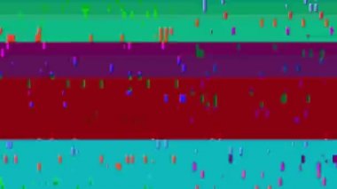 Aksaklık eski Tv arka plan öğesi hareket. Güzel 3d render