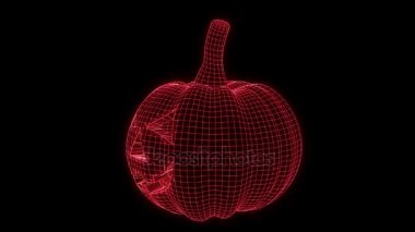 Kabak Hologram tel kafes tarzı. Güzel 3d render