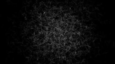 Modern pleksus hareket. Güzel 3d render