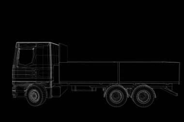 Işınlama Hologram tel kafes içinde. Güzel 3d render