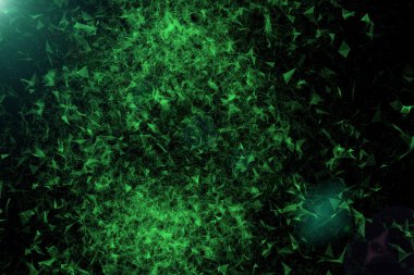 Modern pleksus hareket. Güzel 3d render