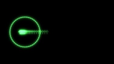 Hologram stil HUD öğe. Güzel 3d render