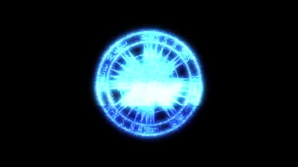 Élément HUD dans le style holographique. Belle rendu 3D 