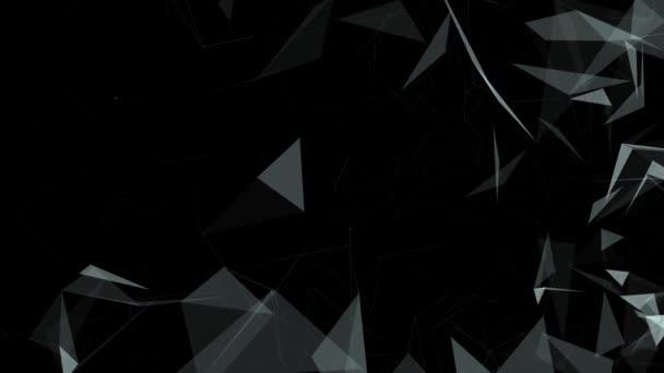 Plexus moderne en mouvement. Belle rendu 3D 