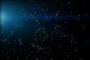 Modern pleksus hareket. Güzel 3d render