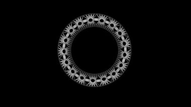 Dişli Dişli Hologram tel kafes tarzı. Güzel 3d render