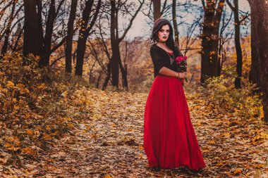 Cadı görüntüsü. Cadı. Kutlama. Makyaj Cadılar.