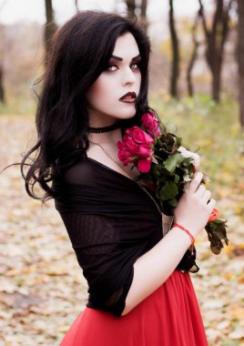 Cadı görüntüsü. Cadı. Kutlama. Makyaj Cadılar.