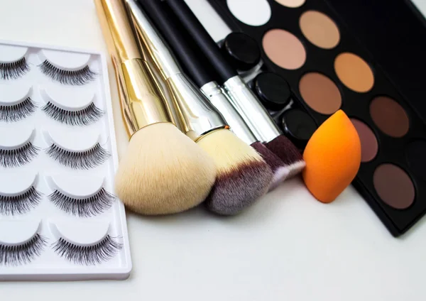 Tools make-up artist. All makeup. — Stock Photo, Image