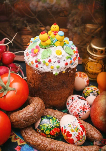 Easter food for horses — Stock Photo, Image