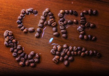 Kahve çekirdekleri yazıt