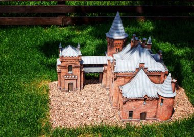 Kamyanets-Podilsky, Ukrayna-18 Haziran 2017: Ukrayna Kalesi'nin Müzesi.