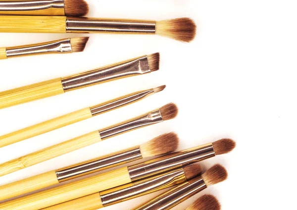 Kalıcı makyaj bambu için fırçalar