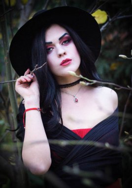 Bir cadı Cadılar Bayramı için görüntü.