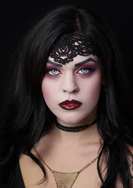 La imagen de una bruja para Halloween . — Foto de Stock