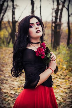 Bir cadı Cadılar Bayramı için görüntü.