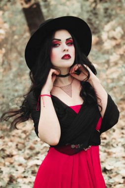 Bir cadı Cadılar Bayramı için görüntü.