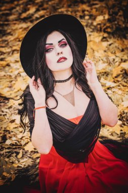 Bir cadı Cadılar Bayramı için görüntü.