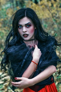 Bir cadı Cadılar Bayramı için görüntü.