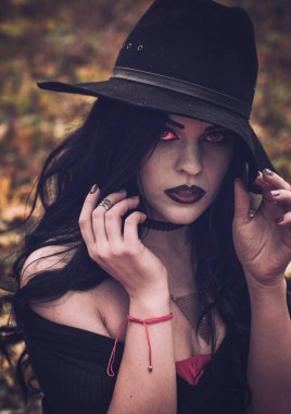 Bir cadı Cadılar Bayramı için görüntü.