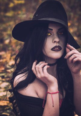 Bir cadı Cadılar Bayramı için görüntü.