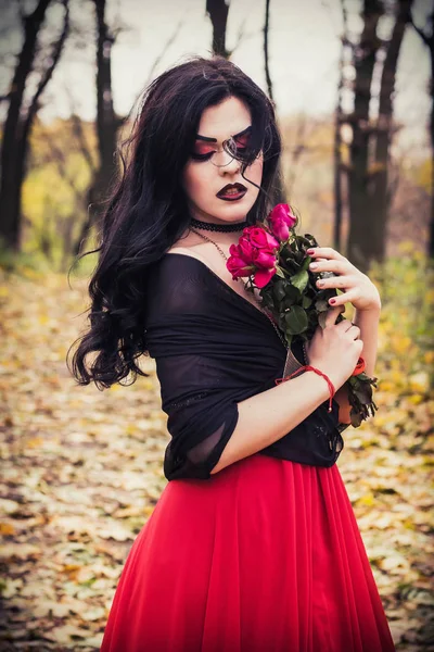 La imagen de una bruja para Halloween . —  Fotos de Stock