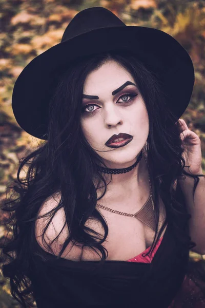 La imagen de una bruja para Halloween . —  Fotos de Stock