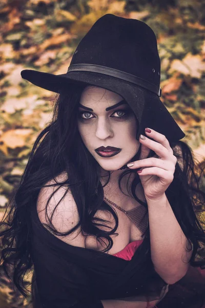 Bir cadı Cadılar Bayramı için görüntü.