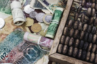 para ve ahşap abacus