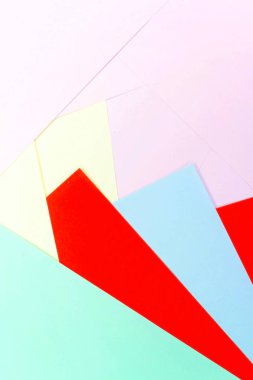 Arka plan soyutlama farklı renkli kağıt