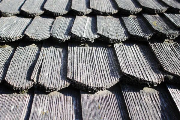 Antiche tegole di legno — Foto Stock