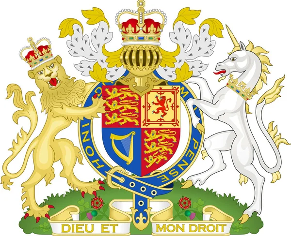 Das königliche Wappen — Stockvektor
