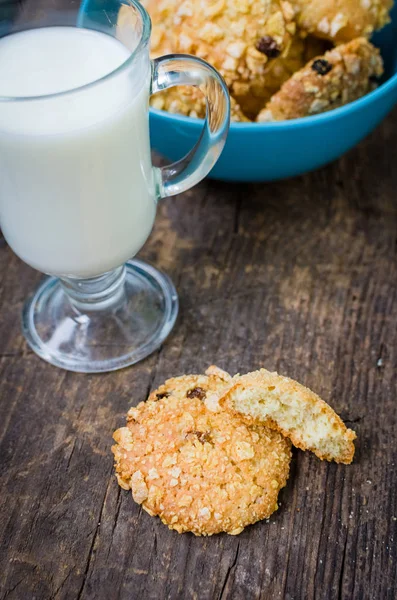 Homemade cornflakes cookies — Stock Photo, Image