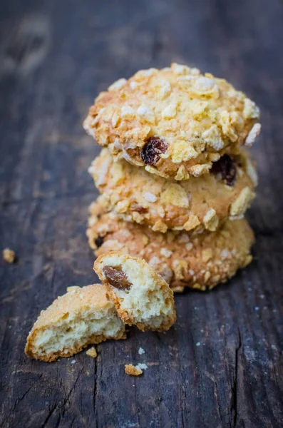 Homemade cornflakes cookies — Stock Photo, Image
