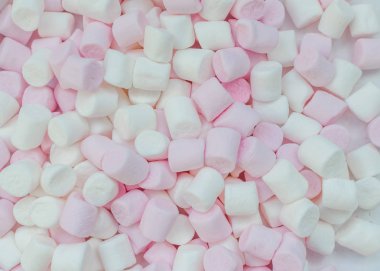 Pembe ve beyaz mini lokum arka plan