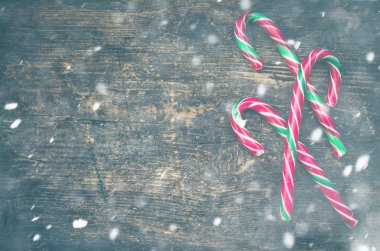 Çizgili Noel candy köpekler