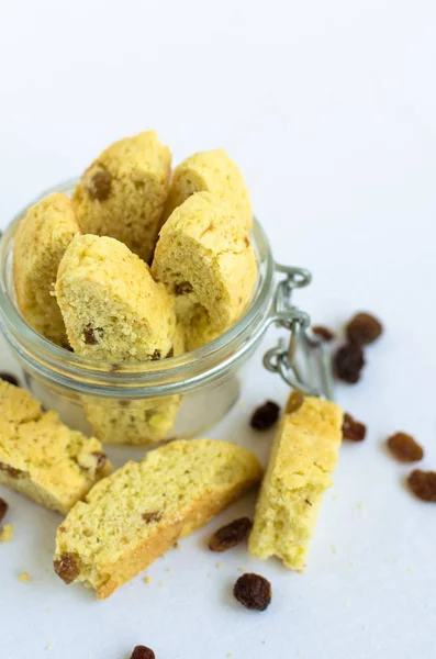 Hausgemachte Rosinenplätzchen — Stockfoto