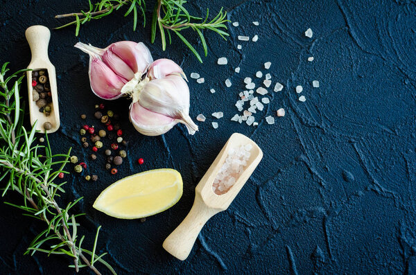 Herbs and spices selection