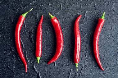 Kırmızı acı biber.