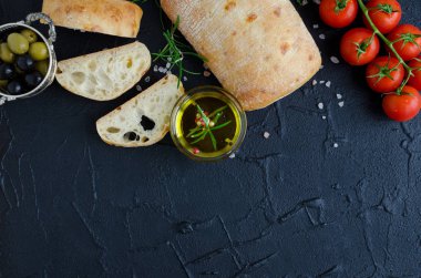 İtalyan ciabatta ekmeği