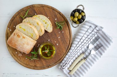 Akdeniz aperatifler seti.