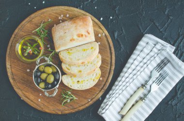 Akdeniz aperatifler seti.