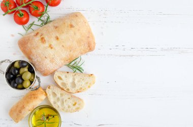 İtalyan ciabatta ekmeği