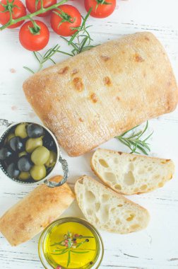 İtalyan ciabatta ekmeği