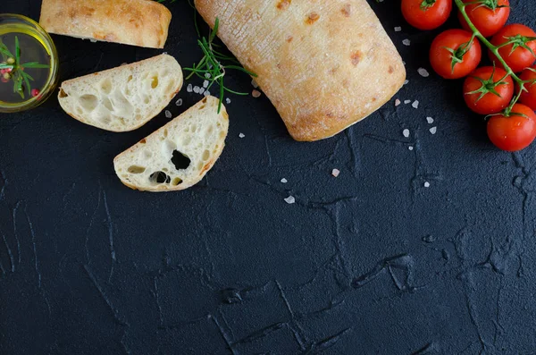 Pão de ciabatta italiano — Fotografia de Stock