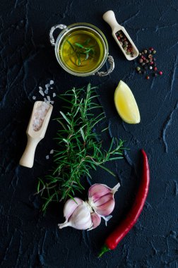 otlar ve baharatlar seçimi